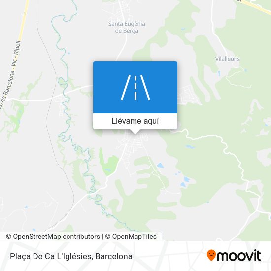 Mapa Plaça De Ca L'Iglésies