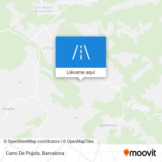 Mapa Camí De Pujols