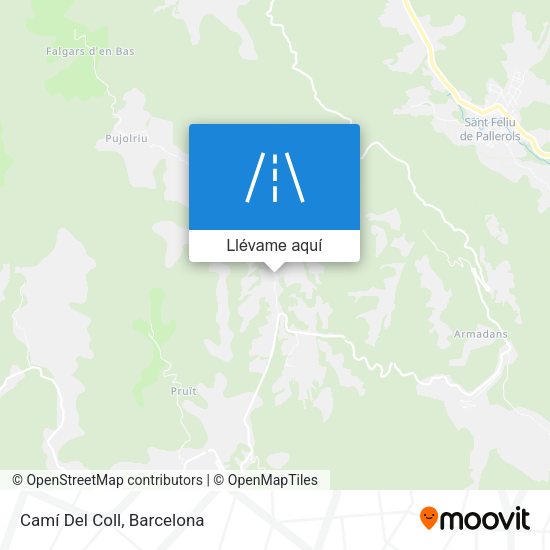 Mapa Camí Del Coll