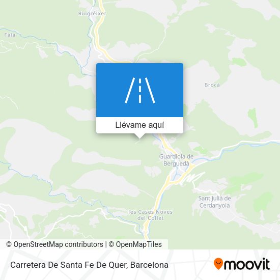 Mapa Carretera De Santa Fe De Quer