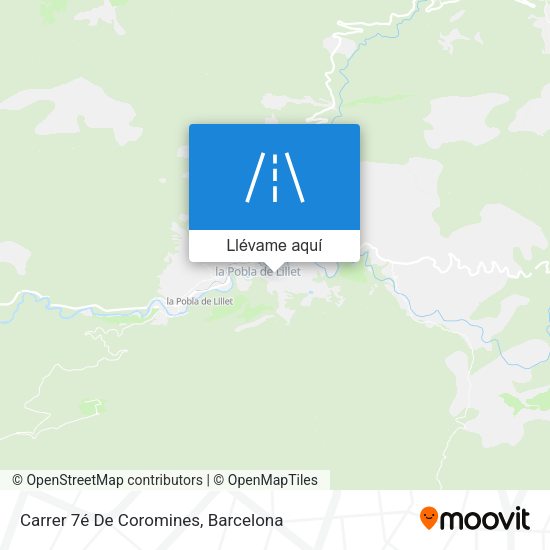 Mapa Carrer 7é De Coromines