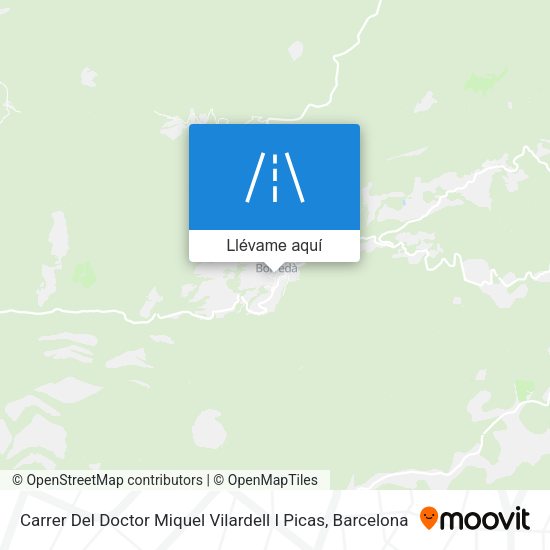 Mapa Carrer Del Doctor Miquel Vilardell I Picas