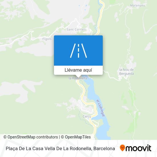 Mapa Plaça De La Casa Vella De La Rodonella