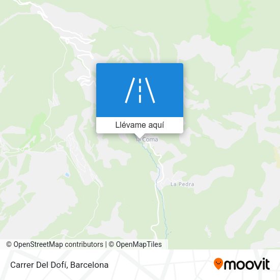 Mapa Carrer Del Dofí