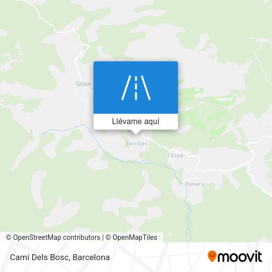 Mapa Camí Dels Bosc