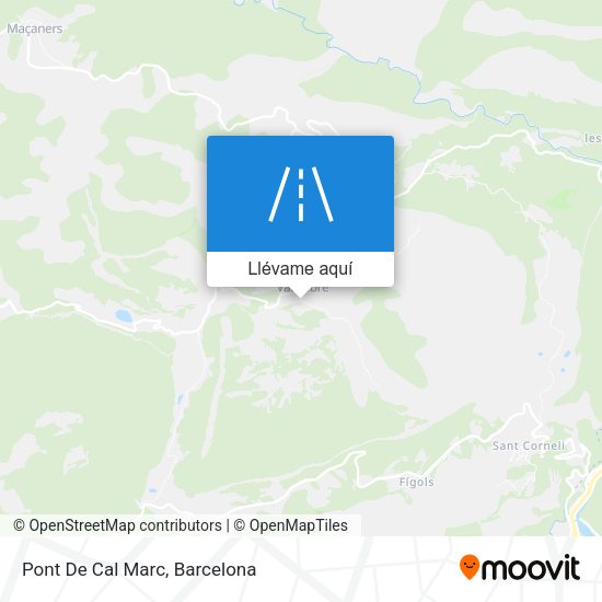 Mapa Pont De Cal Marc
