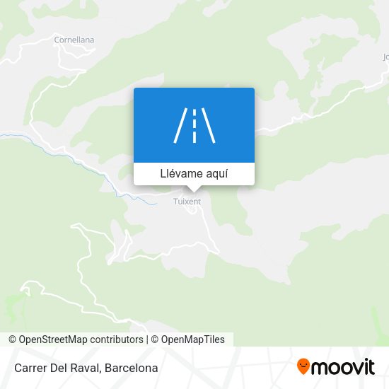 Mapa Carrer Del Raval