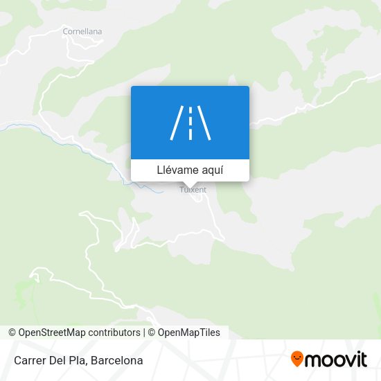 Mapa Carrer Del Pla