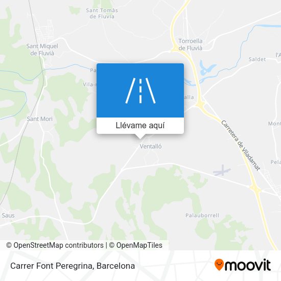 Mapa Carrer Font Peregrina