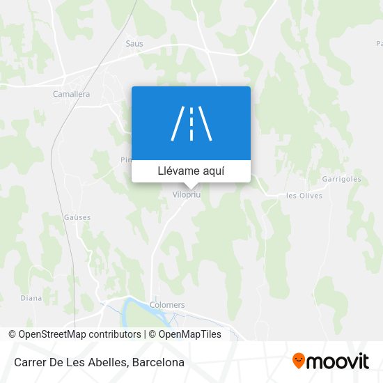Mapa Carrer De Les Abelles