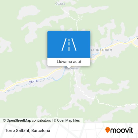 Mapa Torre Saltant