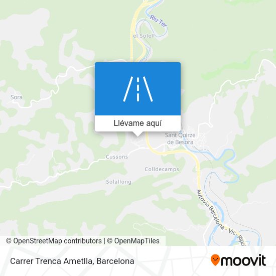 Mapa Carrer Trenca Ametlla
