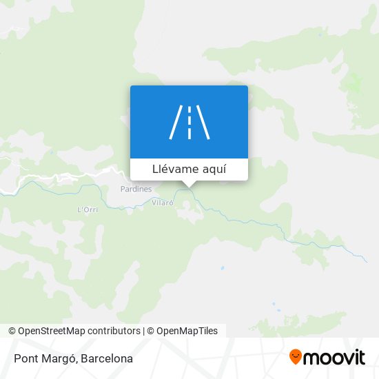 Mapa Pont Margó
