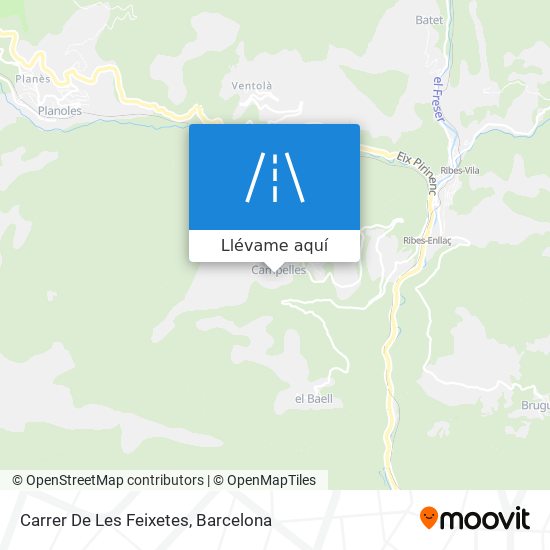 Mapa Carrer De Les Feixetes