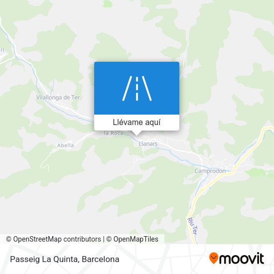 Mapa Passeig La Quinta