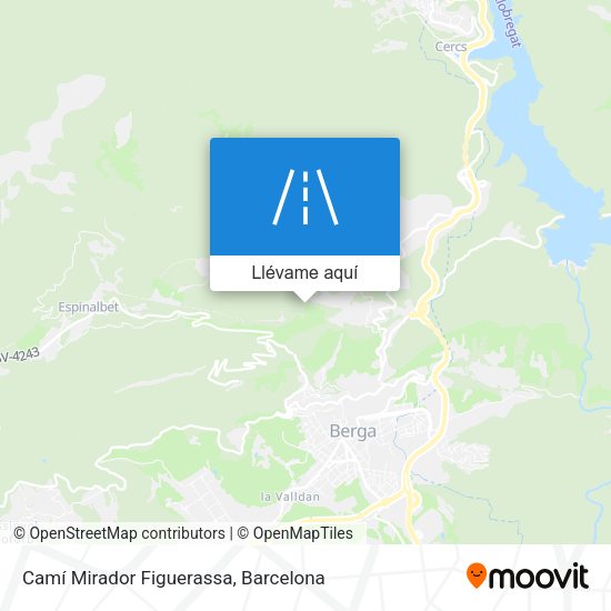 Mapa Camí Mirador Figuerassa