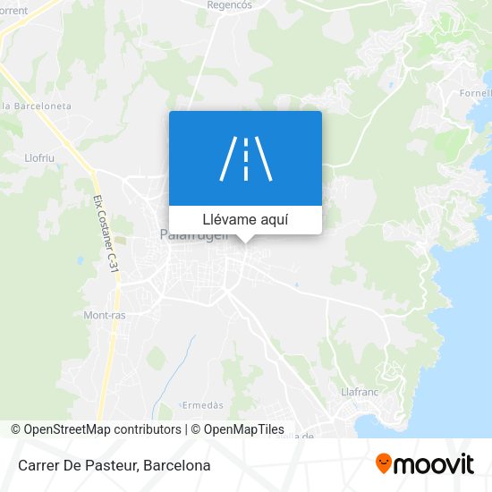 Mapa Carrer De Pasteur