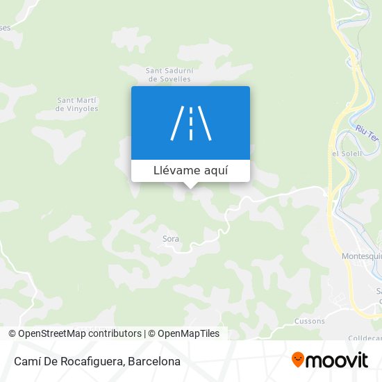 Mapa Camí De Rocafiguera