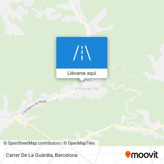 Mapa Carrer De La Guàrdia
