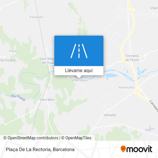Mapa Plaça De La Rectoria