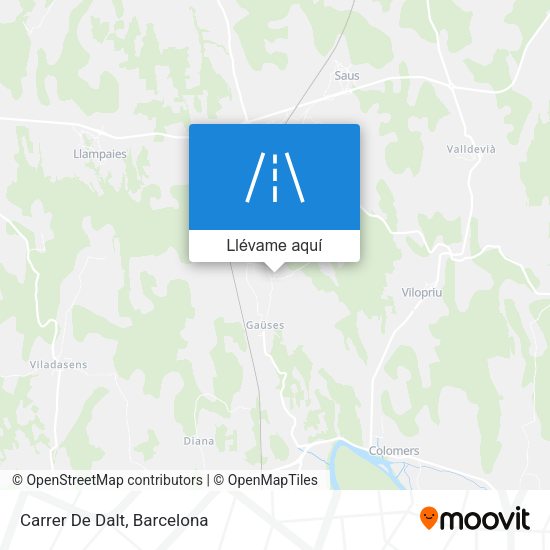 Mapa Carrer De Dalt