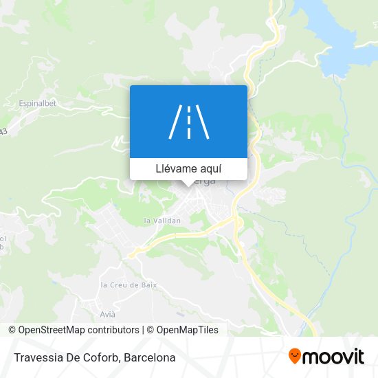 Mapa Travessia De Coforb