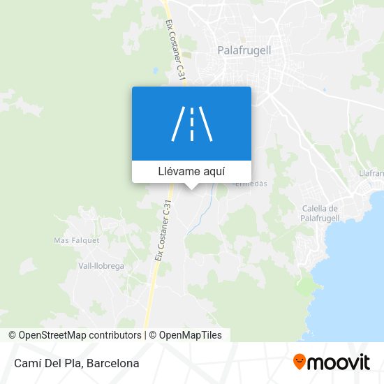 Mapa Camí Del Pla