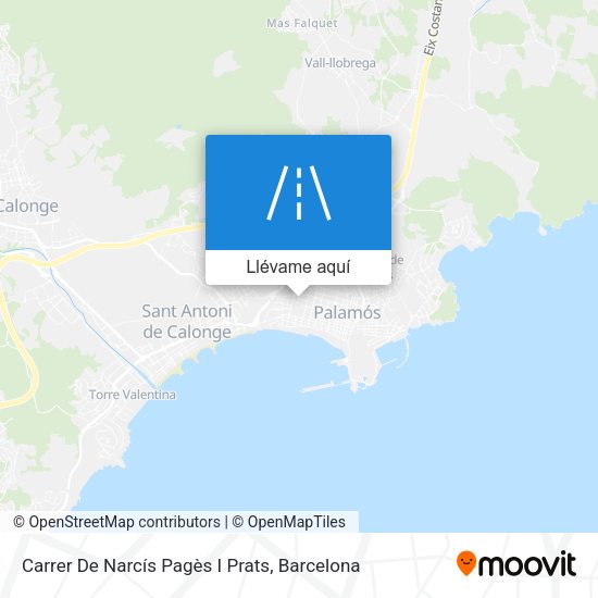 Mapa Carrer De Narcís Pagès I Prats