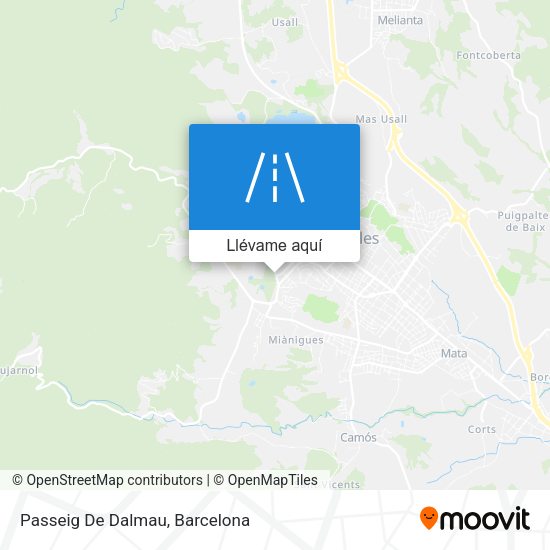 Mapa Passeig De Dalmau