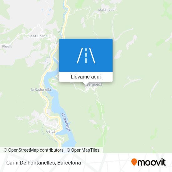 Mapa Camí De Fontanelles