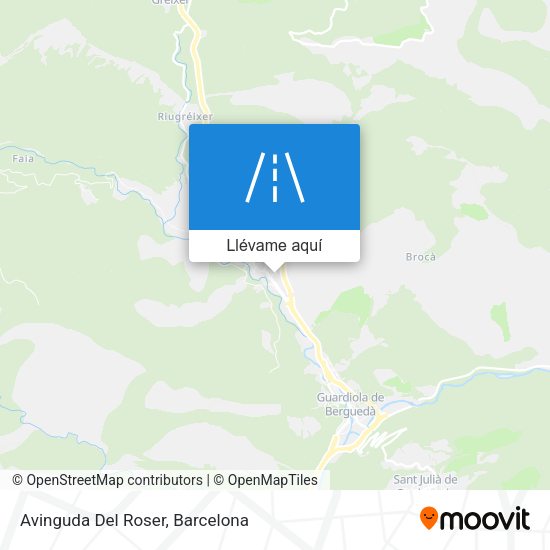 Mapa Avinguda Del Roser