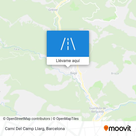 Mapa Camí Del Camp Llarg