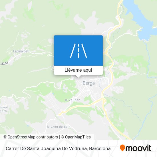 Mapa Carrer De Santa Joaquina De Vedruna