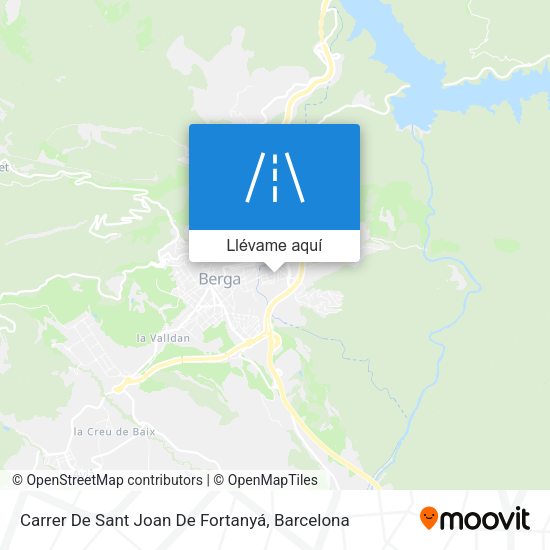 Mapa Carrer De Sant Joan De Fortanyá