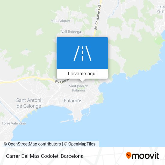 Mapa Carrer Del Mas Codolet
