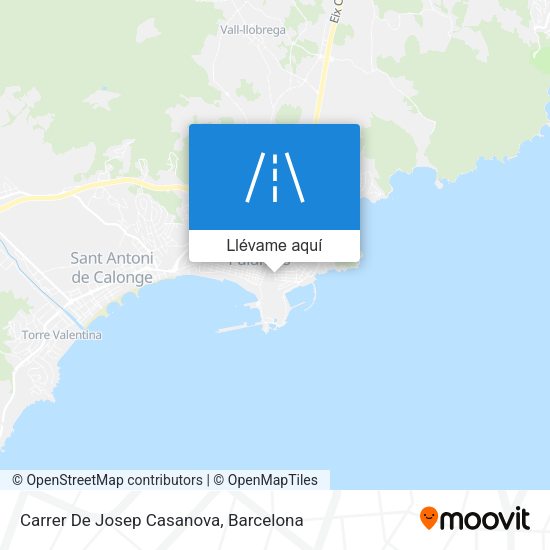Mapa Carrer De Josep Casanova