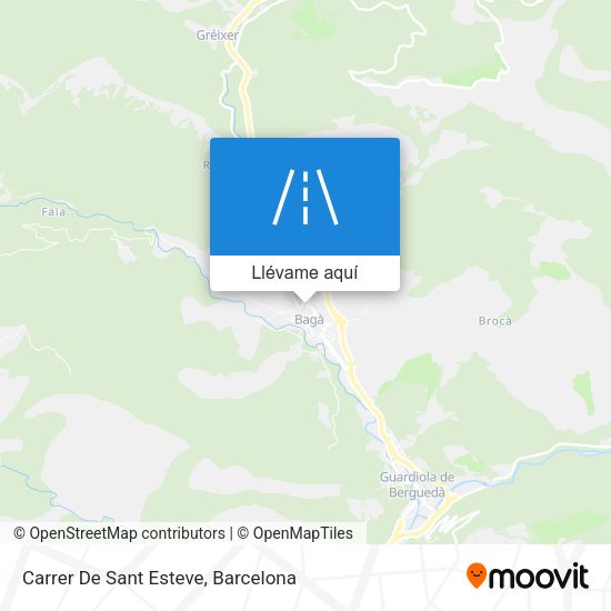 Mapa Carrer De Sant Esteve
