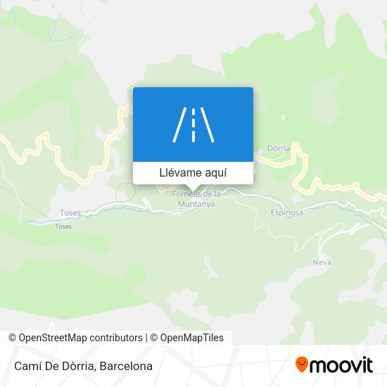 Mapa Camí De Dòrria