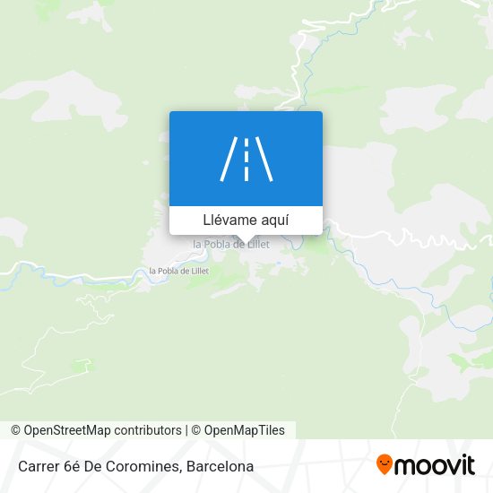 Mapa Carrer 6é De Coromines