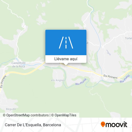 Mapa Carrer De L'Esquella