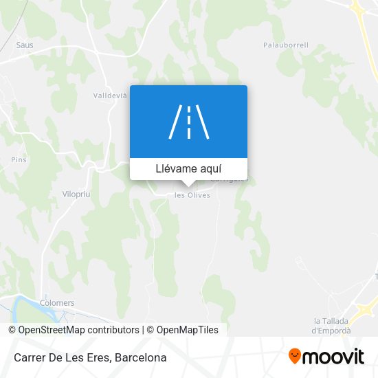 Mapa Carrer De Les Eres