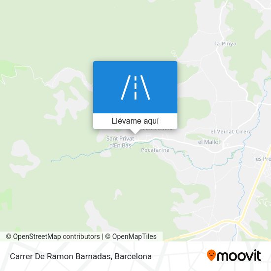 Mapa Carrer De Ramon Barnadas
