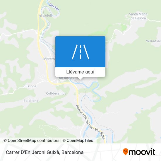 Mapa Carrer D'En Jeroni Guixà