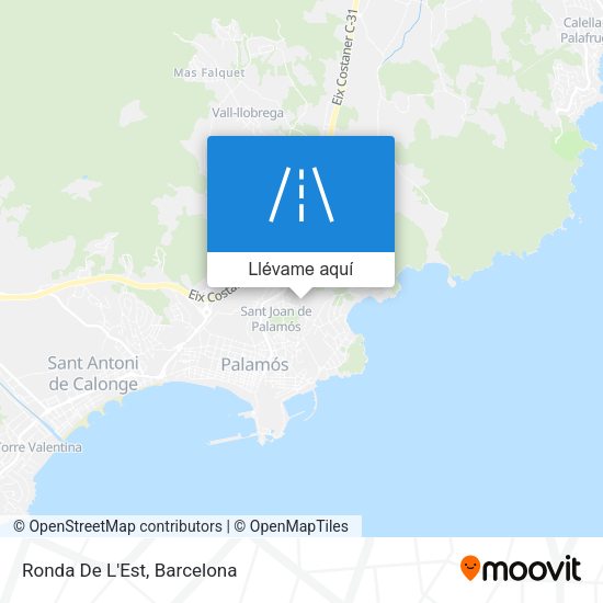 Mapa Ronda De L'Est
