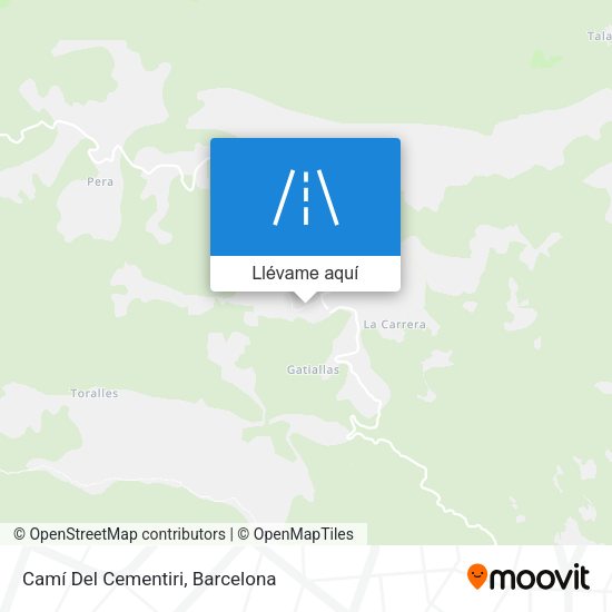 Mapa Camí Del Cementiri