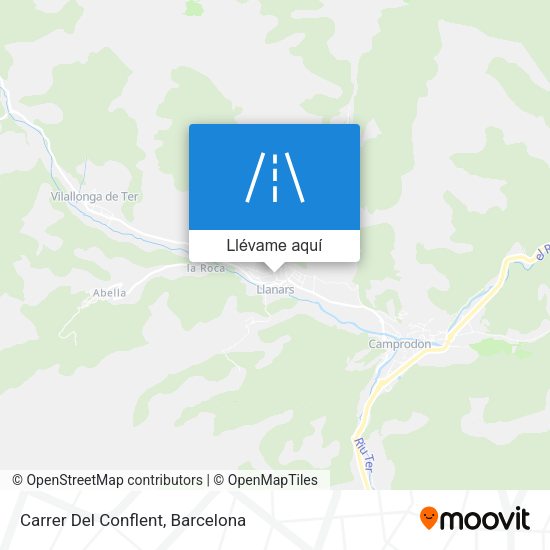 Mapa Carrer Del Conflent