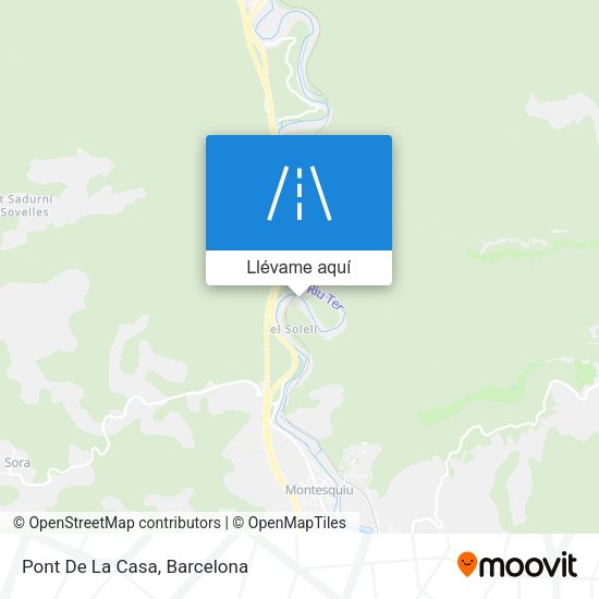 Mapa Pont De La Casa