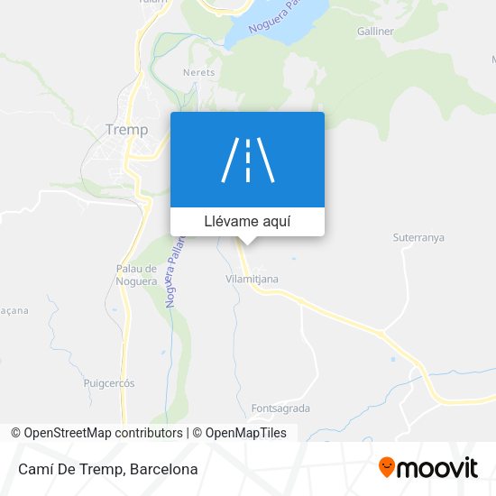 Mapa Camí De Tremp