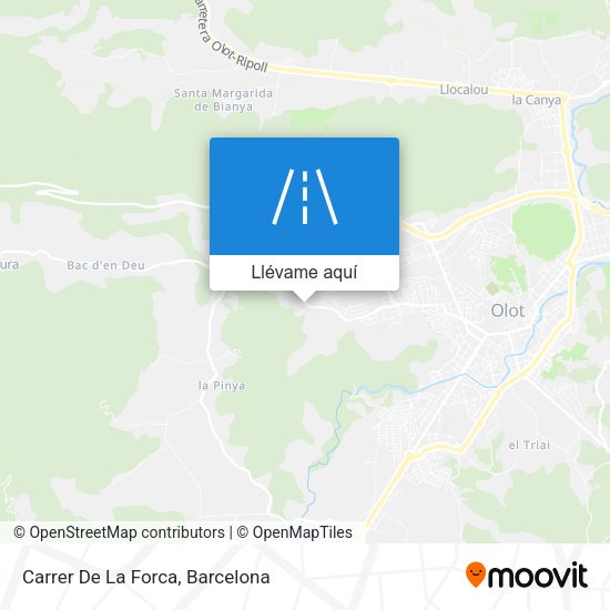 Mapa Carrer De La Forca