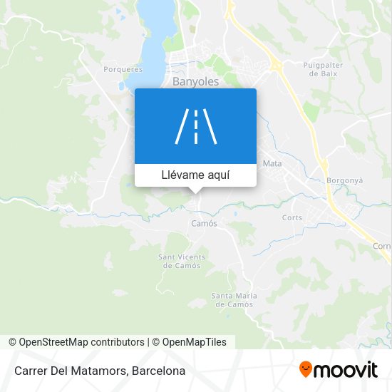 Mapa Carrer Del Matamors